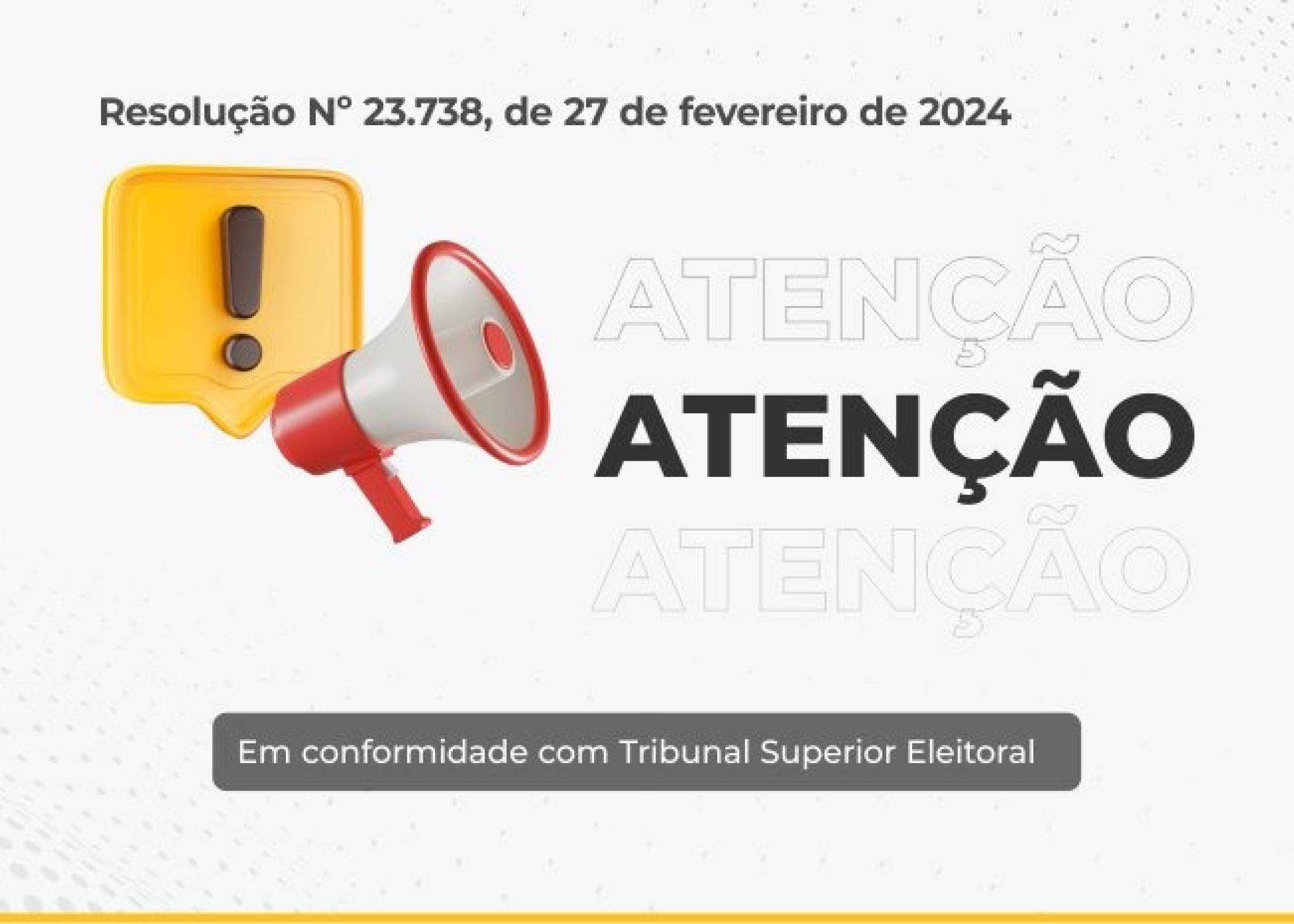 Aviso de Suspensão de Publicidade Institucional durante o Período Eleitoral